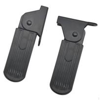 Folding Front Pedals for Electric Bikes Nylon Replacement Parts 1 Pair Holes Spaced 7cm