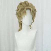 Dio Brando Cosplay Jojo Bizarre Adventure Cosplay Aukštos Kokybės Žalias Auksinis Rudas Perukas Atsparus Karščiui Sintetiniai Perukai + Peruko Kepurėlė One Size