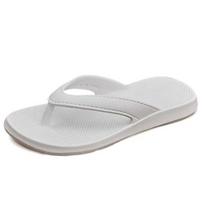 Summer Cool Women's Flip Flops Super Lightweight Outdoor Soft-soled Non-slip Casual Women's slippers Couple EVA Flat Sandals 44-45 balta