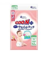 GOO.N Plus Sensitive japoniškos sauskelnės,  M,  6-11 kg, 52 vnt.