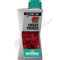 Alyva MOTOrex CROSS POWER 5W/40 Sintetinė - 4T - 1L