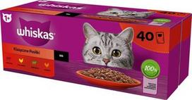 WHISKAS Classic Meals Mix - šlapias kačių maistas - 40x85g