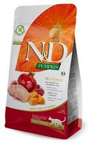 FARMINA Pumpkin N and D Neutered Quail - sausas kačių maistas - 5kg