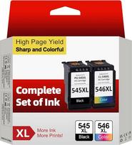 Spausdintuvo kasetės 545 546 XL, PG-545XL CL-546XL suderinamos su "Canon" 545 546 XL daugiapakuote, PG-545 CL-546, skirta "Pixma TS3400 TS3100 TS3150 TS3300 TS3350 TS3450 TR4500 TR44551 MG2500 MG2550s