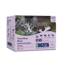 Bozita mėsos gabaliukų padaže konservų rinkinys katėms, 12 x 85 g