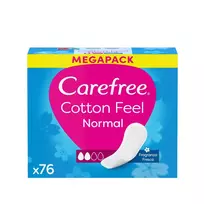 CAREFREE_Cotton Fresh higieniniai įklotai 76 vnt.