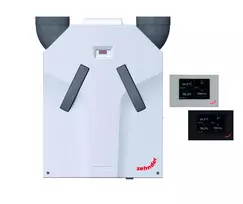 Plokštelinis ENTALPINIS rekuperatorius Zehnder ComfoAir 375 ERV su VALDYMO PULTU Multi Control ir WIFI valdymu - kairinė