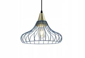 Pakabinamas šviestuvas Lubų šviestuvas LOTTE,2660,AC220-240V,50/60Hz,1*E27, IP20, skersmuo 33 CM, viengubas, mėly