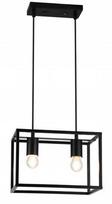 Pakabinamas šviestuvas Lubų šviestuvas DIU2 ,3628, AC220-240V,50/60Hz,2*E27, IP20,30CMX18CMX20CM,dvigubas, juodas