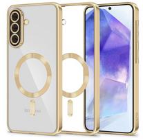 MagFlex skaidrus auksinis dėklas Samsung Galaxy A56 5G