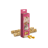 Little One lazdelės su ryžiais ir riešutais skanėstai žiurkėnams, 2x55 g