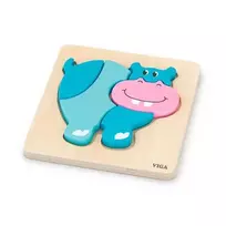 Viga 59932 pirmoji medinė dėlionė, begemotas