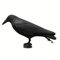 Simuliacija Crow Black Raven paukščių repelentas natūralus kenkėjų kontrolės balandžių repelentas varnas rekvizitas baisus dekoravimas vakarėlių reikmenys 1PCS