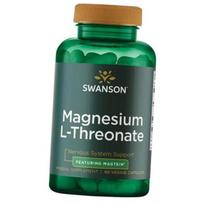 Magnio treonatas, Magnesium L-Threonate, Swanson  90 kaps. (36280102) 90vcaps