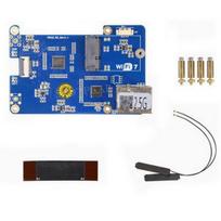 MPW2.5G Raspberry Pi 5 PCIe WiFi7 & 2.5G Ethernet Expansion Board with RJ45 (RTL8125)