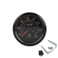 2-1/16  (52 mm) VDO barometras 0-10BAR/0-150PSI alyvos slėgio matuoklis dvigubos skalės taško tipo matavimo matuoklis