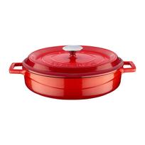 Lava Multi-Purpose Shallow Pot Trendy Red, Diameter (Ø) 28 cm raudona