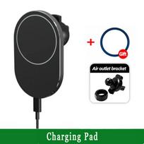 Naujas 40 W magnetinis belaidis automobilinis įkroviklis, tinkantis „Magsafe iPhone 12 13 14 15 Pro Max“. Magnetinis 15 W „Qi“ belaidžio įkroviklio laikiklis.
