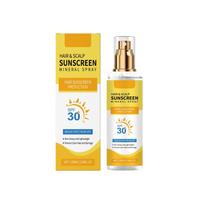 Apsauga nuo saulės plaukams ir galvos odai, SPF30 galvos odos apsauginis purškalas, apsaugo nuo plaukų spalvos blukimo/sausumo, tinka žygiams/paplūdimiui/bėgiojimui(100 ml