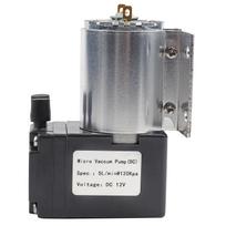 DC 12V 5L/min 120kpa Mini vakuuminis siurblys Neigiamo slėgio siurbimas su laikikliu