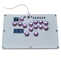 14 klavišų Hitbox Arcade klaviatūra Joystick Fight Stick žaidimų valdiklis, skirtas PC konsolės mechaninis mygtukas Pagerinkite žaidimo įgūdžius