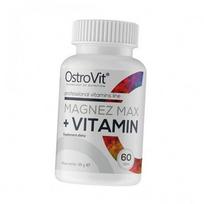 Vitaminų kompleksas su magniu, Magnez Max ir vitaminu, Ostrovit (36250038) 60tab
