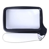 Didinamasis stiklas su šviesa, 2x rankinis didelis didinamasis stiklas, 5 LED apšviečiamas didinamasis stiklas skaitymui