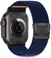 Mėlyna apyrankė Apple Watch 8 / 9 / 10 / 11 / SE / ULTRA (44 / 45 / 46 / 49 MM) "Tech-Protect Nylon Clasp"