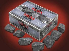 Saunos akmenys, juodasis vulkanitas, 10 - 15 cm, 20 kg