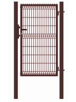 Varteliai segmentiniu užpildu, 100 cm x 173 cm, ruda