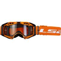 LS2 AURA ENDURO SERIES MOTOKROSO AKINIAI SU SKAIDRIU STIKLIUKU - ORANŽINĖ
