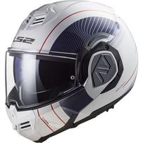 LS2 FF906 ADVANT COOPER MODULINIS ŠALMAS BALTA/MĖLYNA L