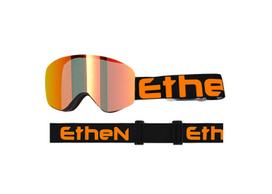 ETHEN MAG02 magnetiniai akiniai juoda-oranžinis logo