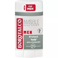 Borotalco - Solid deodorant Men Invisible Dry (Deo Stick) 40 ml
