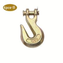 4pcs G70 Horn Grab Hooks Heavy Duty Locking Hooks for Truck Trailer Tow Chain Transportation Small Medium Large 4pcs
