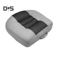 Ergonomiška sėdynės paaukštinimo pagalvėlė, kvėpuojanti, didinanti aukščio paaukštinimo kilimėlis, tinklelis, nešiojamasis automobilio sėdynės pagalvėlės kampas, pakeliama sėdynė, neslidžia, nešiojama laikysena pilka
