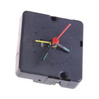 Kvarcinio žadintuvo mechanizmas DIY atsarginių dalių rinkinys/komplektas Juodi rodyklės