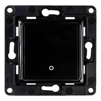 Shelly wall switch 1 button (Black), Shelly wall switch 1 button (black), Shelly wall switch 1 button (black), Włącznik ścienny Shelly 1 przycisk (czarny)