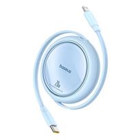 USB Cable Baseus Free2Pull USB-C to iP 20W 1m (blue)