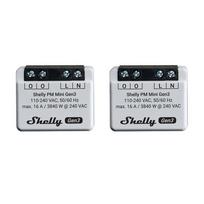 Shelly PM Mini Gen3 Set of 2 Controllers, WiFi/Bluetooth, Zestaw 2 Sterowników Shelly PM Mini Gen3 WiFi/Bluetooth