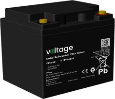VOLTAGE AGM įtampos 12V 40Ah VE12-40 baterija (eksploatavimo trukmė 6-9 metai)