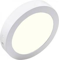 Paviršinė LED panelė HOROZ, 12 W, 4000 K, 840 lm, baltos sp., ø16 x h2,8 cm