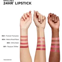 Lūpų dažai „L'Oreal Paris Infaillible“ 801 „Toujours Toffee“ 5 ml