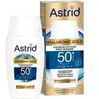 Astrid Hyaluronic Gold Fluid SPF 50 - drėkinamasis dieninis skystis, 50ml