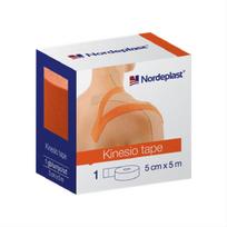 NORDEPLAST, kineziologijos juosta, oranžinė, 5cmx5cm, 1vnt.