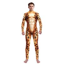 Gyvūno Leopardų rašto Cosplay Kostiumas Helovino Šventė Kaukės Kombinezonas Moterims Vyrams Bodysuits Persirengimas S