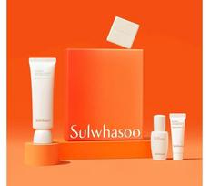 Sulwhasoo UV Daily Essential Sunscreen Multi-Protection Set 4 Items SPF50+ PA++++  +RANDOM GIFT orange