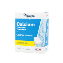VITAVEA Kalcis + vitaminai C ir D3, 24 vnt