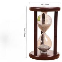 Vintažinio stiliaus medinis laikmatis, kūrybiška dekoracija restoranui, vakarienės stalui 1pc