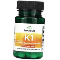 Vitaminas K1, Vitaminas K-1 100, Swanson 100 tab (36280034) 100tab